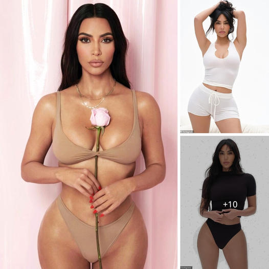Kim Kardashian Showcases Her Sculpted Physique In All Black And White Outfits In Sultry New